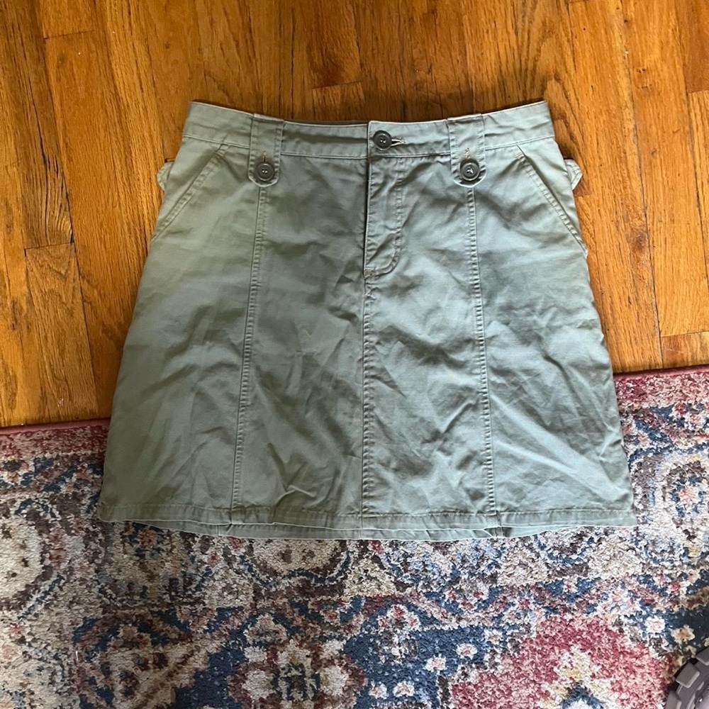 Olive Midi Skirt